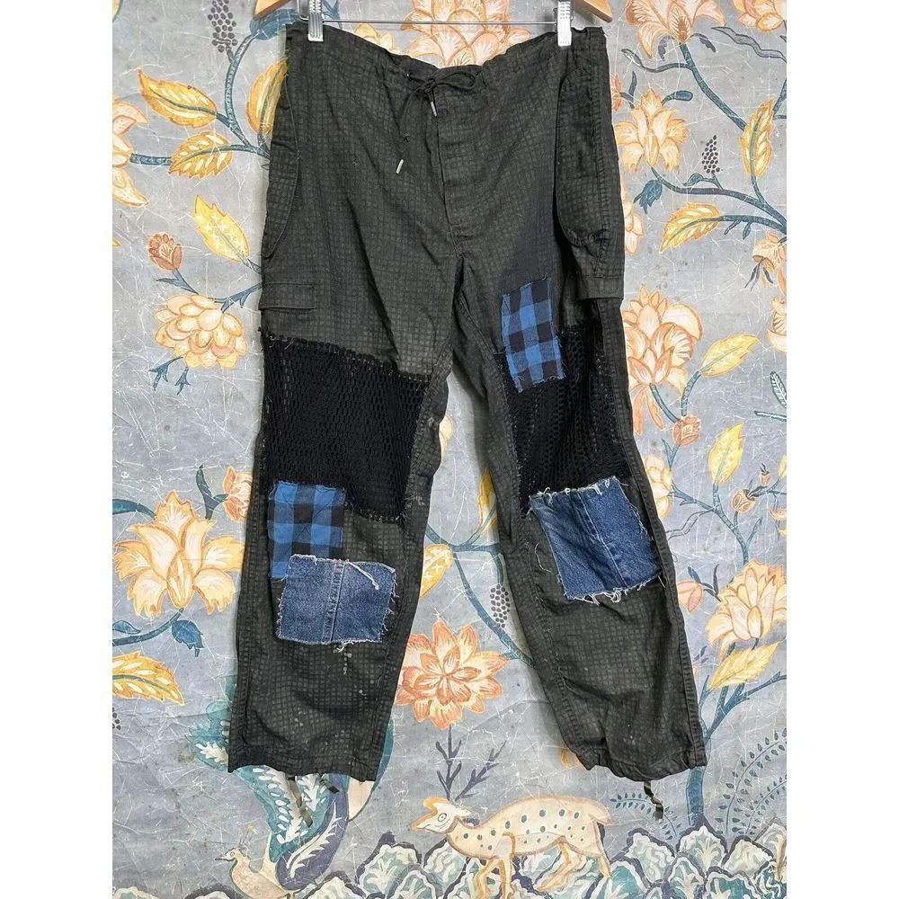 Free People Tricia Fix Patchwork Pants